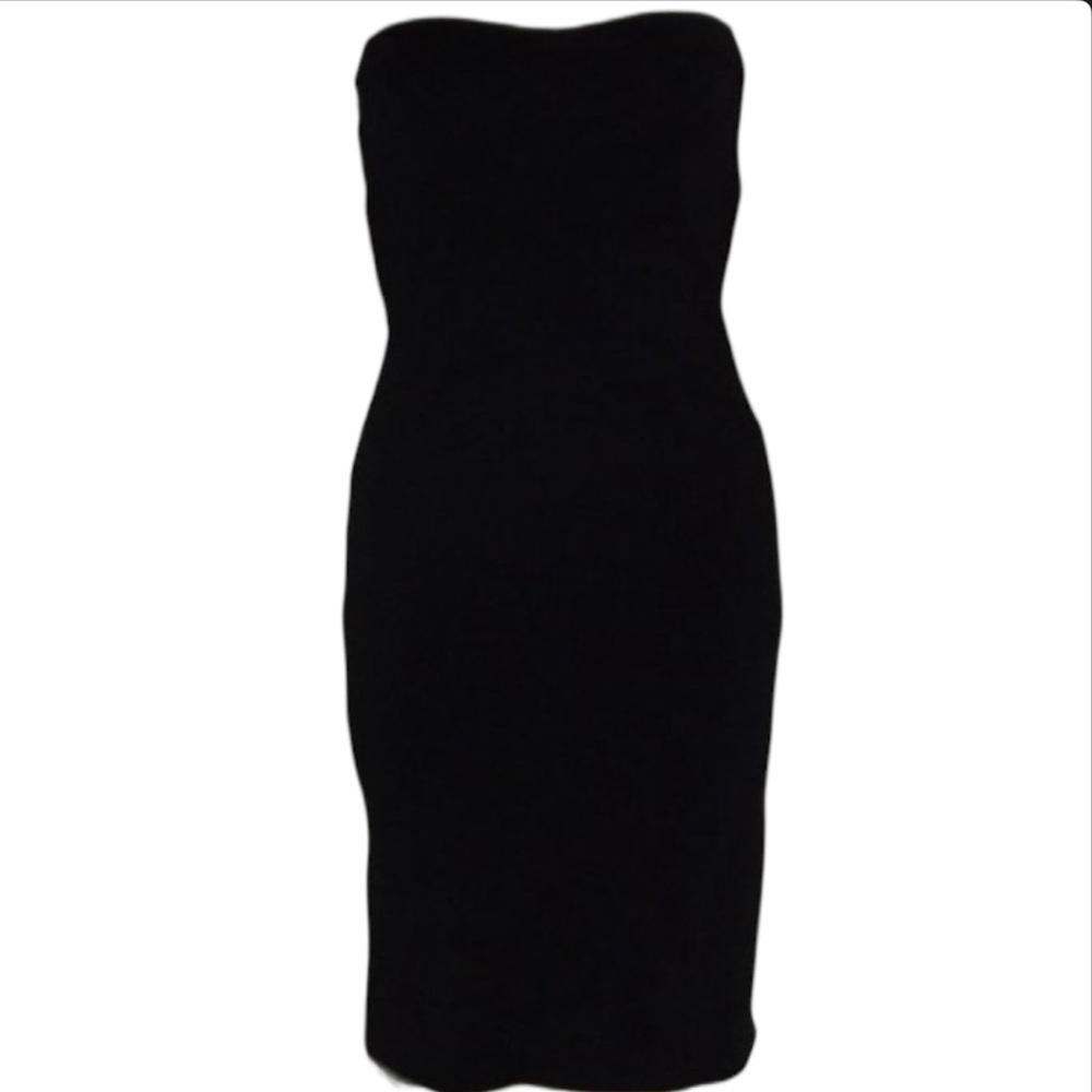 BLACK TUBE DRESS Size Small